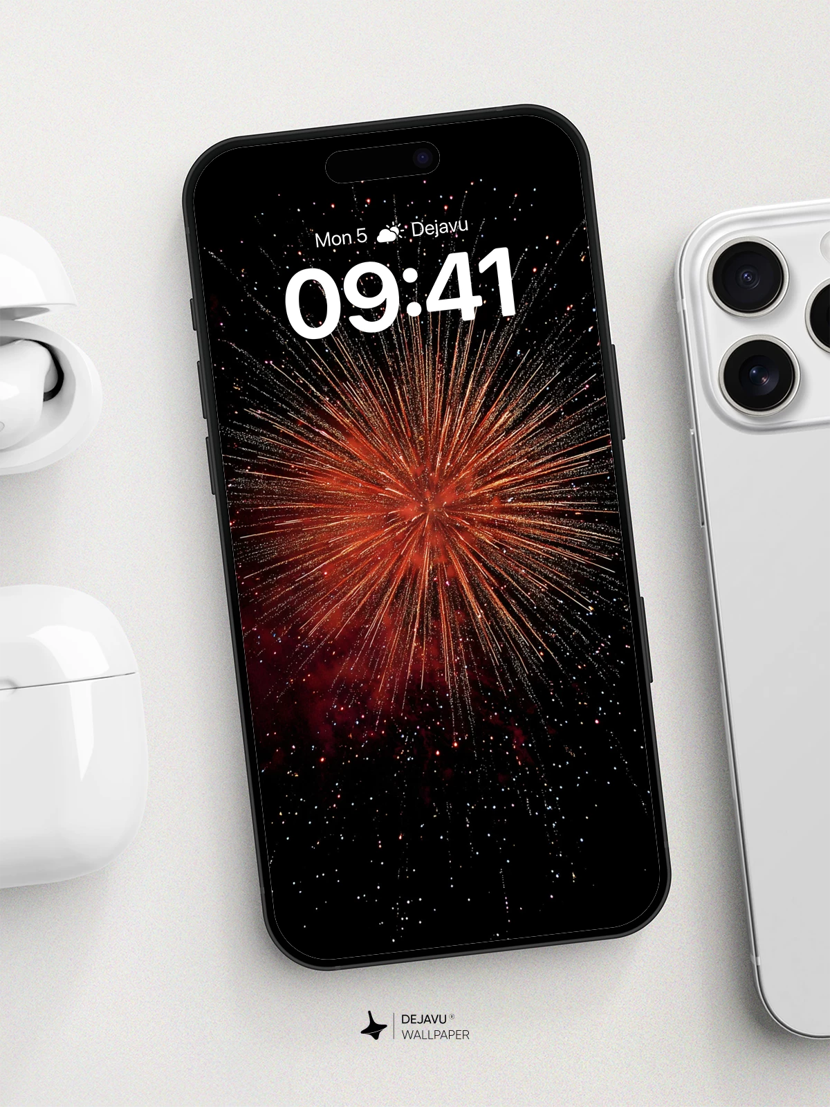 Fireworks Explosion Wallpaper 8K for iPhone and Android
