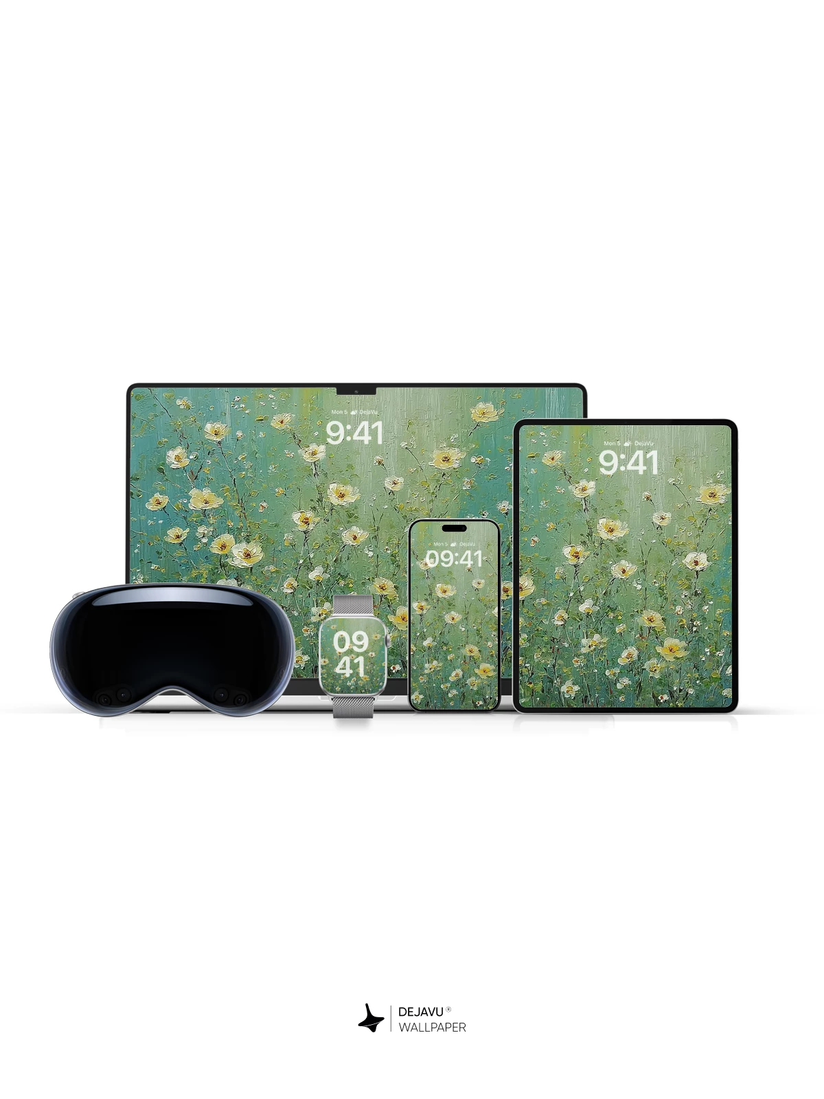 Whimsical Poppy Field Wallpaper 8K for iPhone and Android