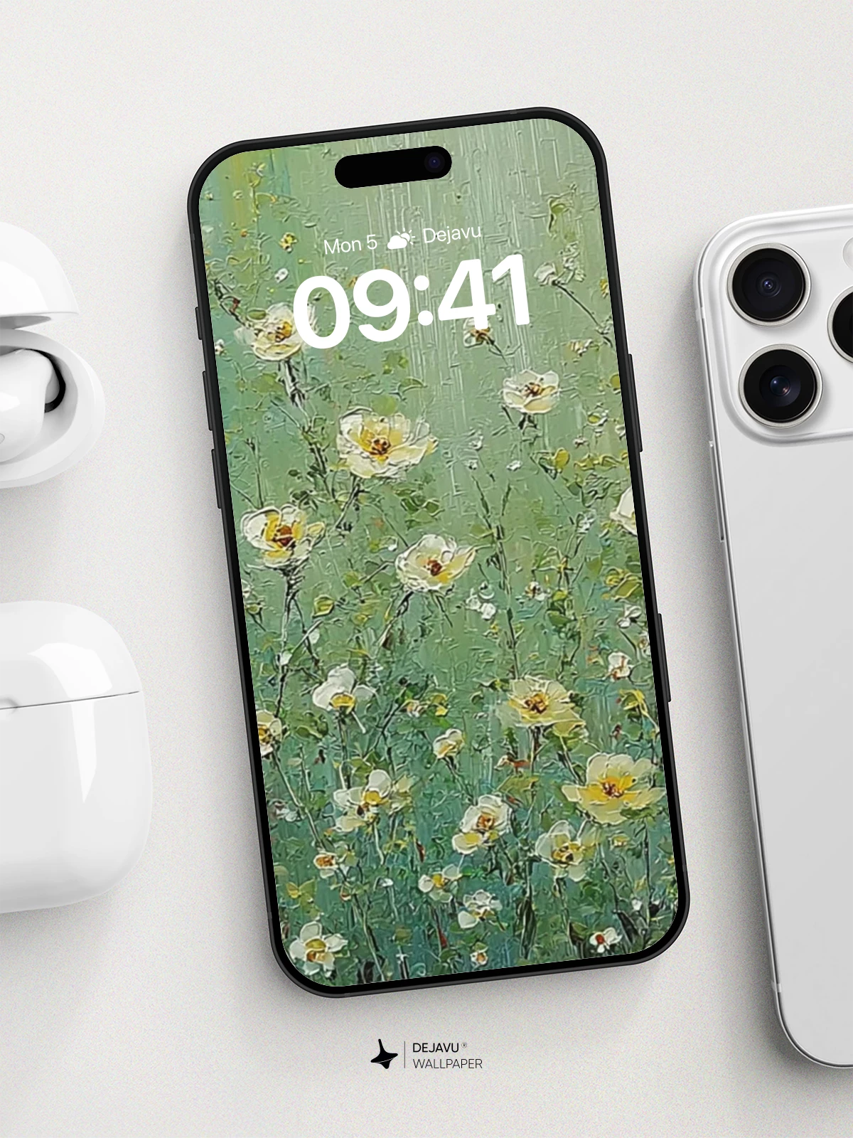 Whimsical Poppy Field Wallpaper 8K for iPhone and Android