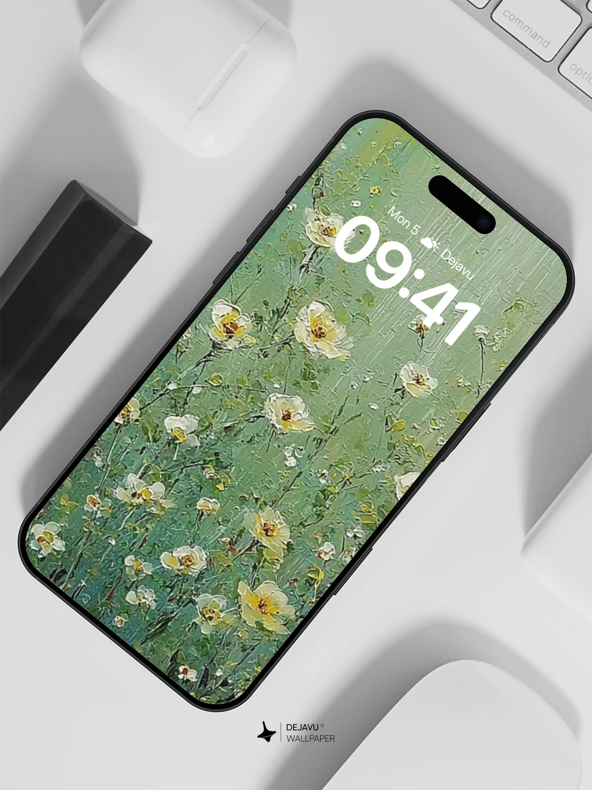 Whimsical Poppy Field Wallpaper 8K for iPhone and Android