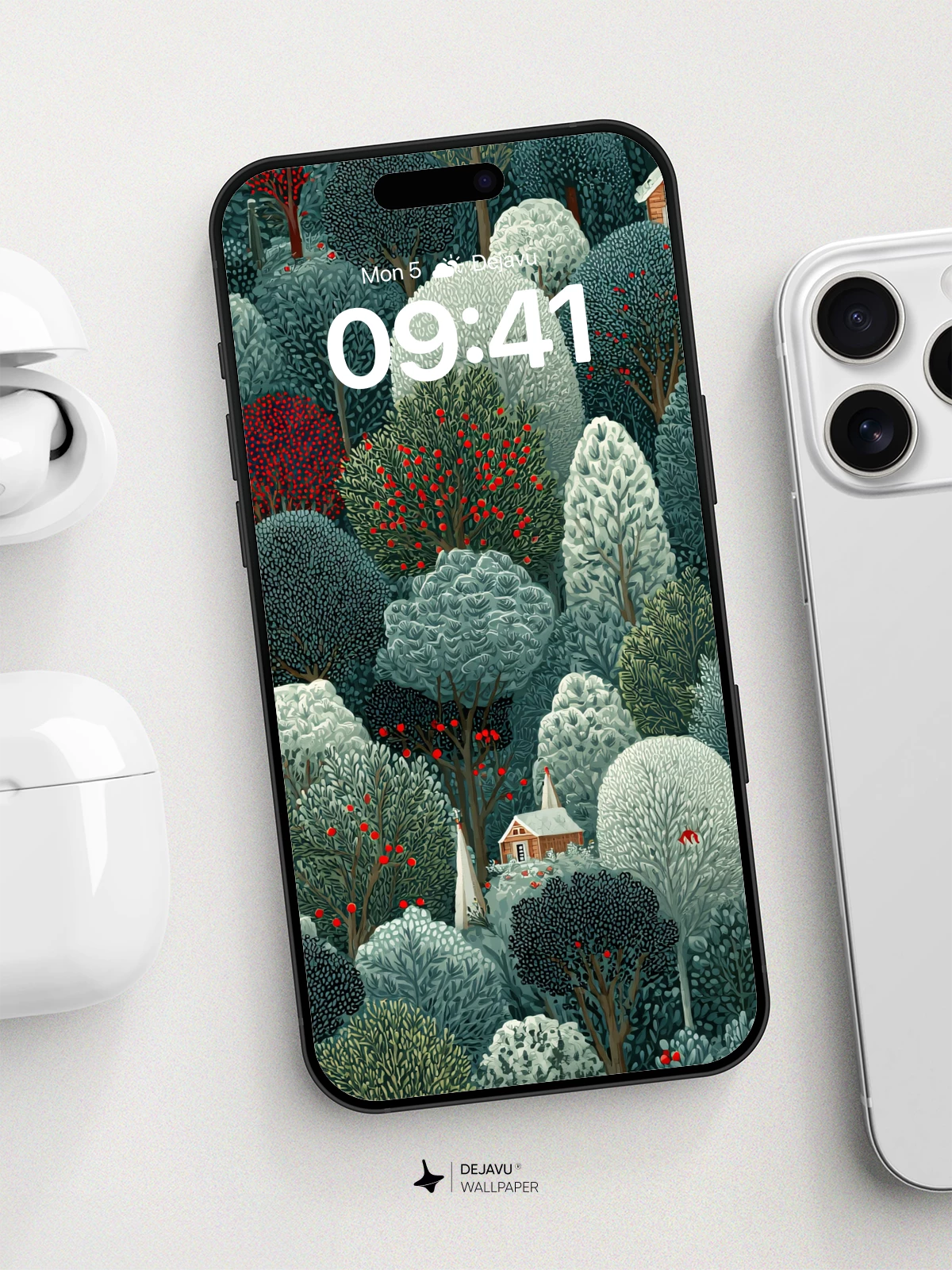 Whimsical Forest Wallpaper 8K for iPhone and Android