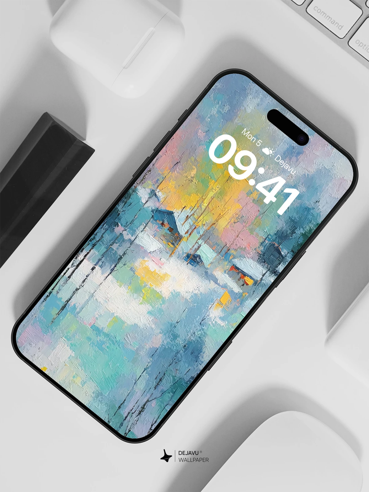 Dreamy Winter Landscape Wallpaper 8K for iPhone and Android