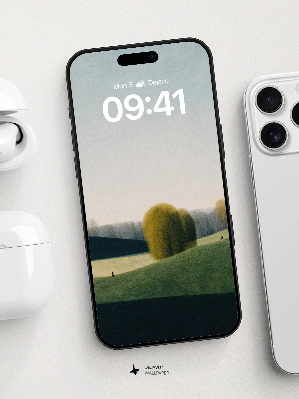 Minimalist Landscape Wallpaper 8K for iPhone and Android