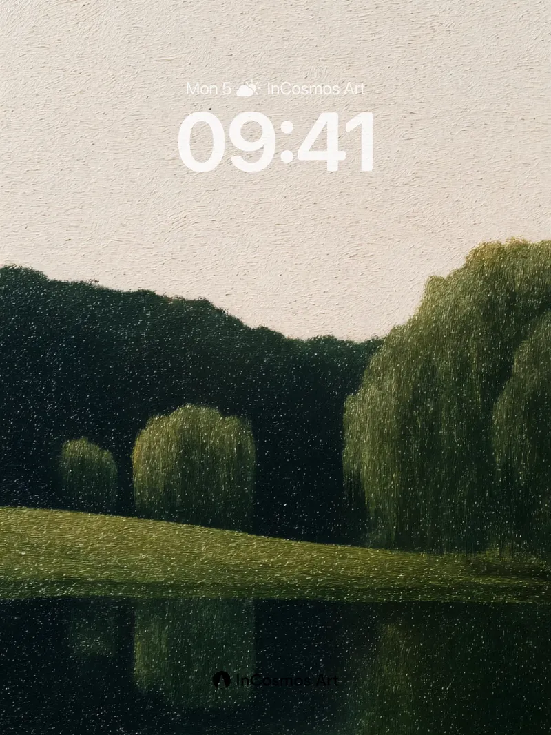 Whispering Willows Wallpaper with Dappled Light
