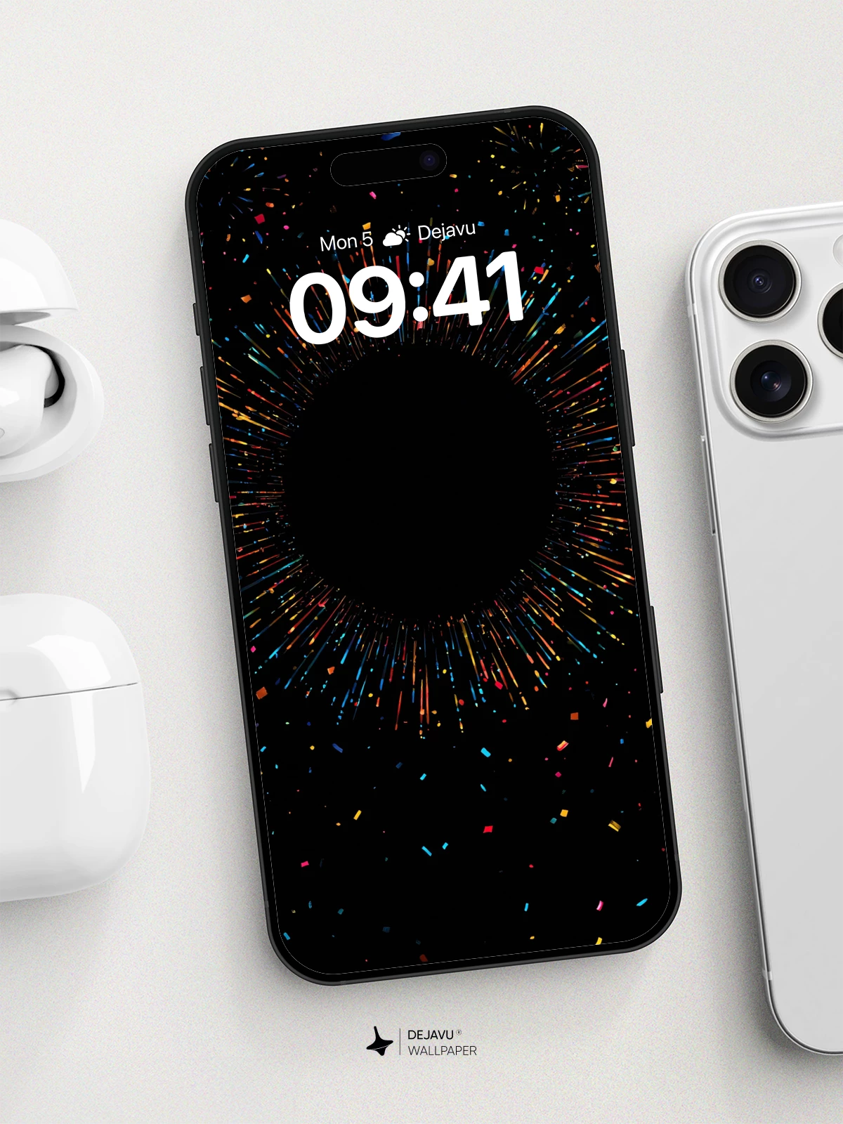 Cosmic Burst Wallpaper 8K for iPhone and Android