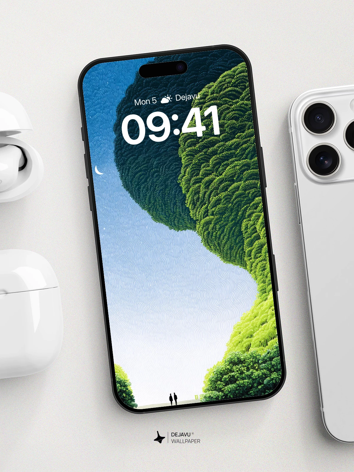 Surreal Forest Canopy Wallpaper 8K for iPhone and Android