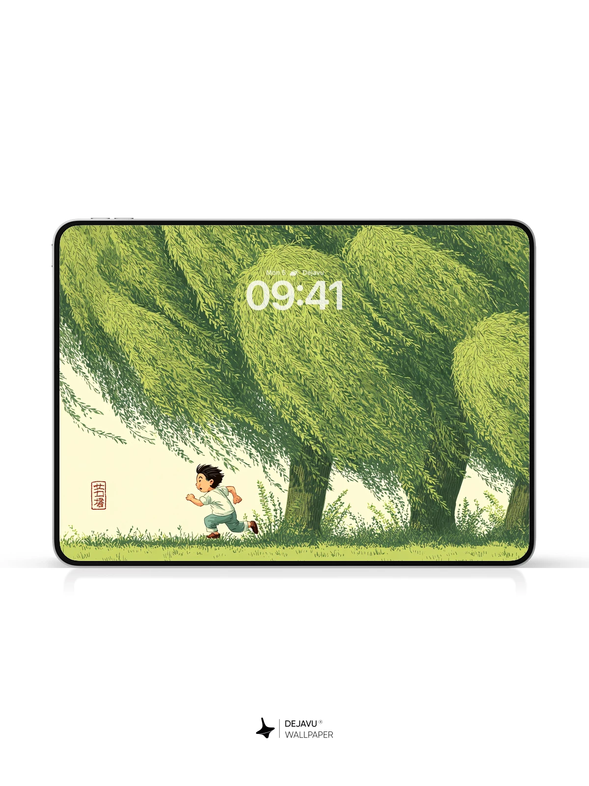 Whimsical Willow Forest Wallpaper 8K for iPhone and Android