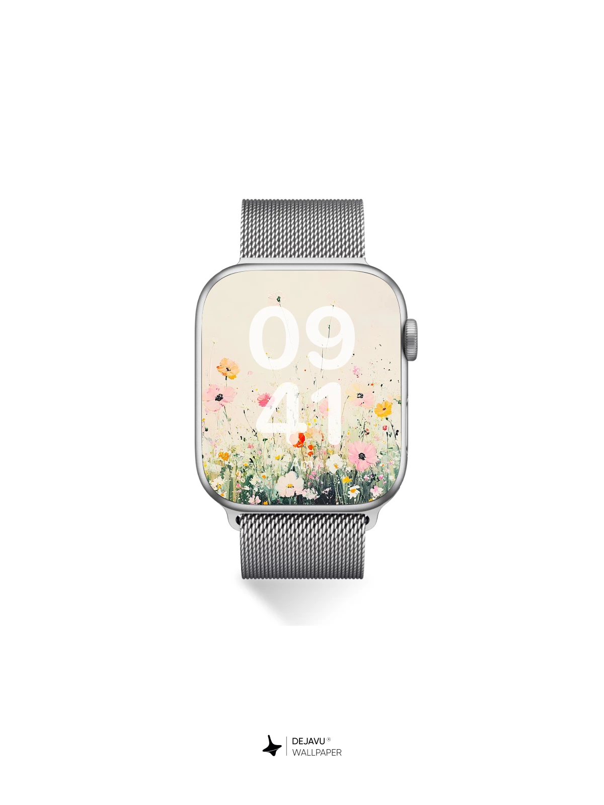 Watercolor Wildflower Field Wallpaper 8K for iPhone and Android