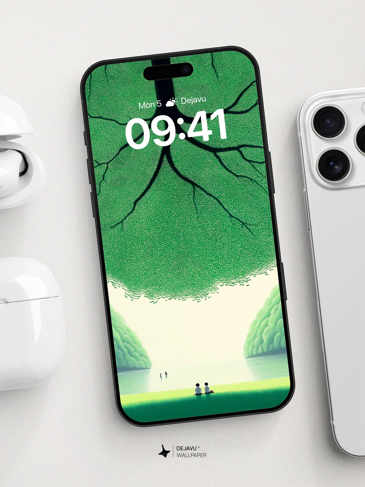 Surreal Tree Canopy Wallpaper 8K for iPhone and Android