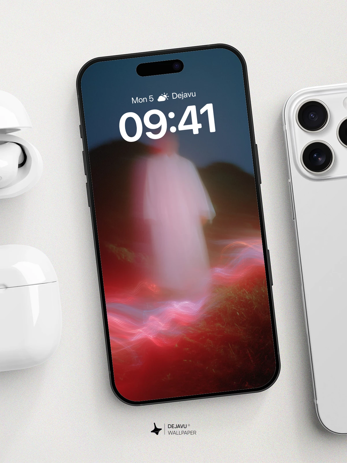 Mystic Light Figure Wallpaper 8K for iPhone and Android