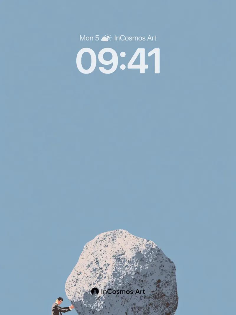 Serenity Stone Wallpaper with Silent Push