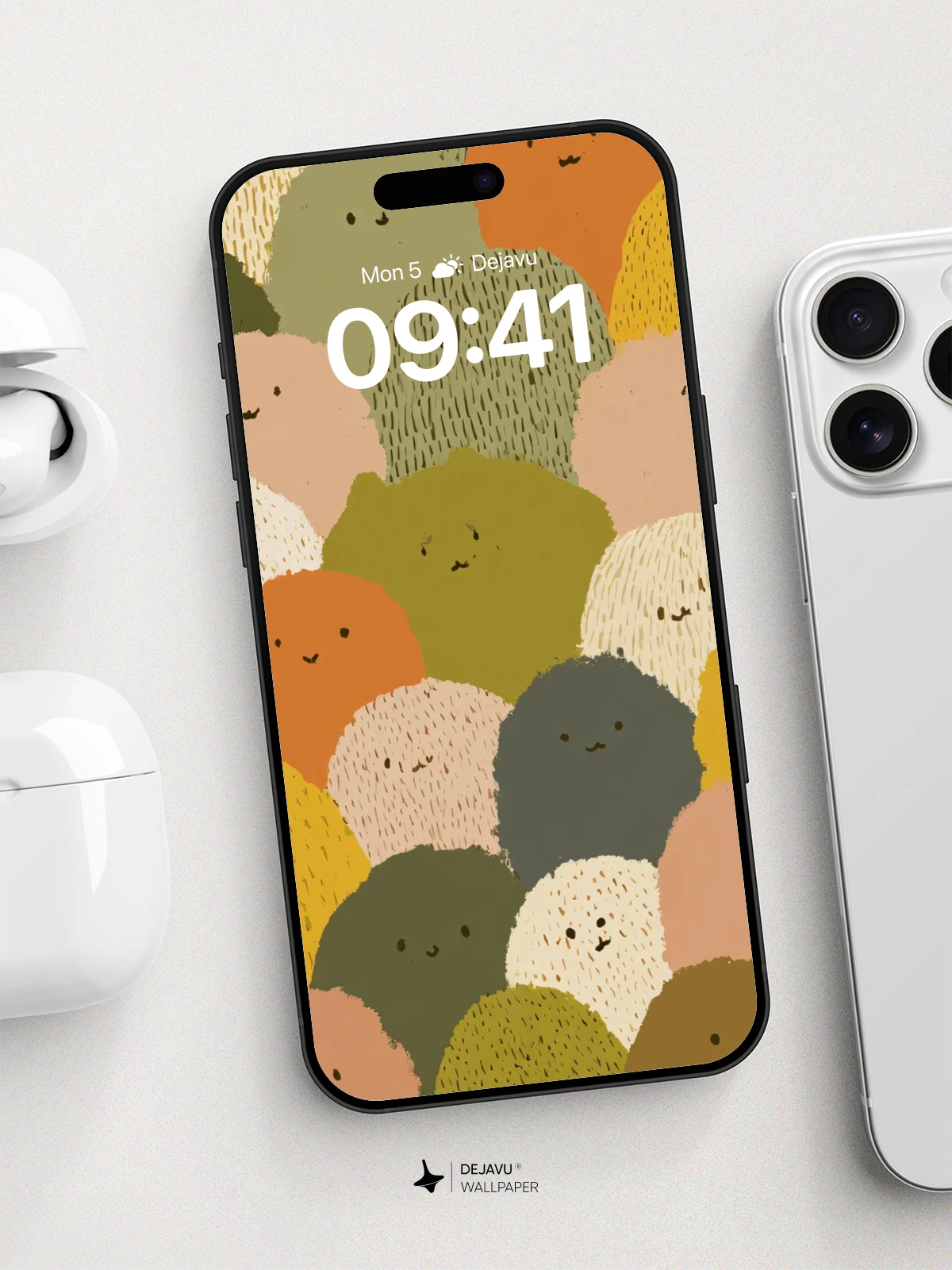 Whimsical Mushroom Forest Wallpaper 8K for iPhone and Android
