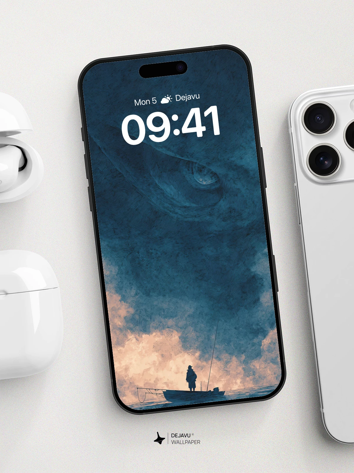 Surreal Giant Eye Wallpaper 8K for iPhone and Android