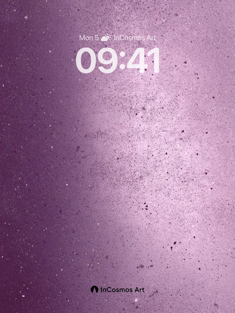 Velvet Nebula Wallpaper with Starlit Dust