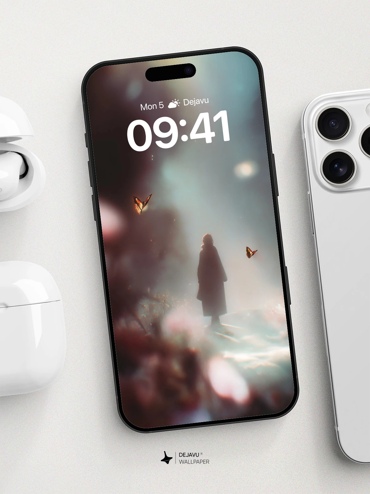 Mystic Forest Path Wallpaper 8K for iPhone and Android