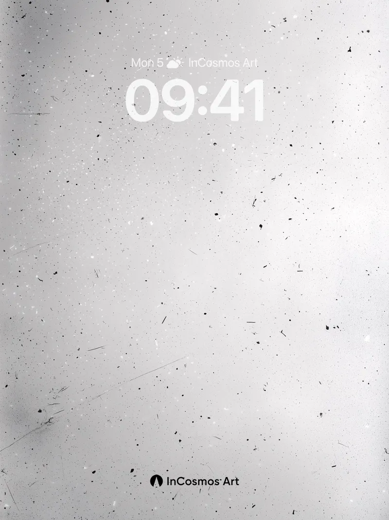 Silent Grain Wallpaper with Faint Light Trails