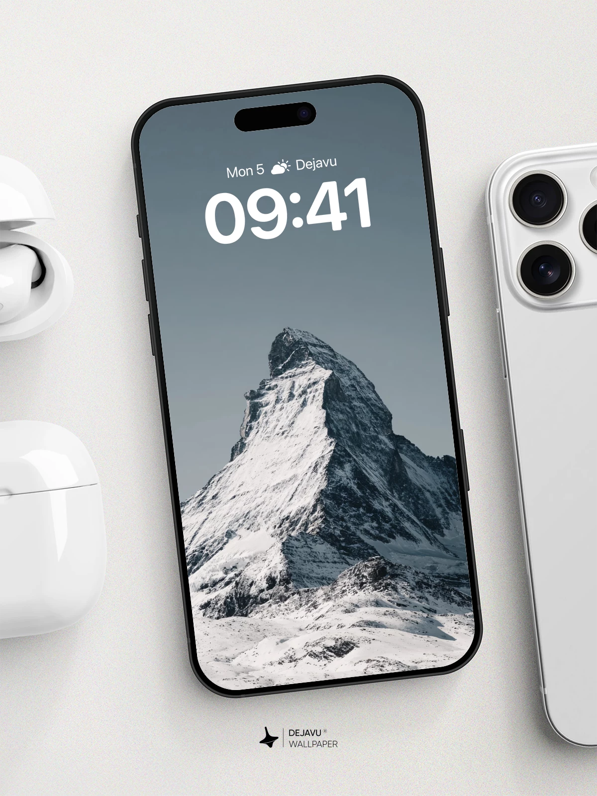 Matterhorn Peak Snowscape Wallpaper 8K for iPhone and Android