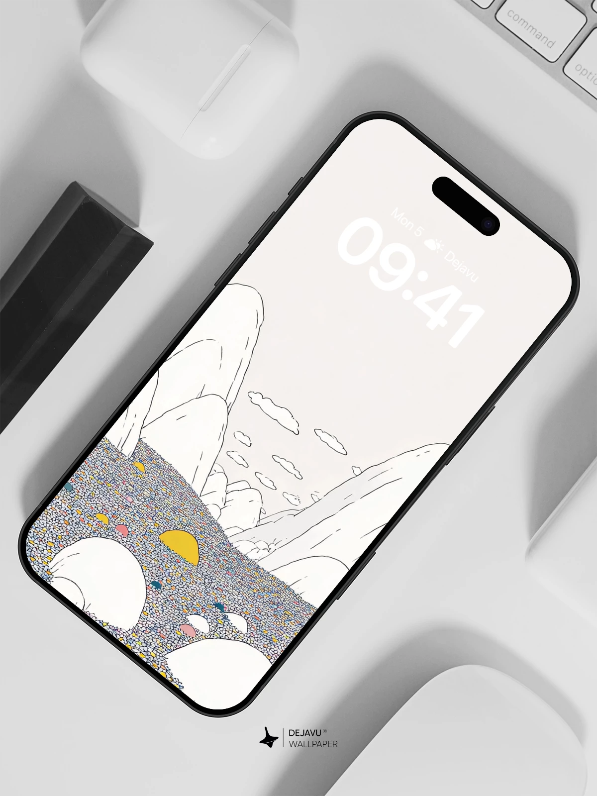 Yayoi Kusama-Inspired Flower Field Wallpaper 8K for iPhone and Android