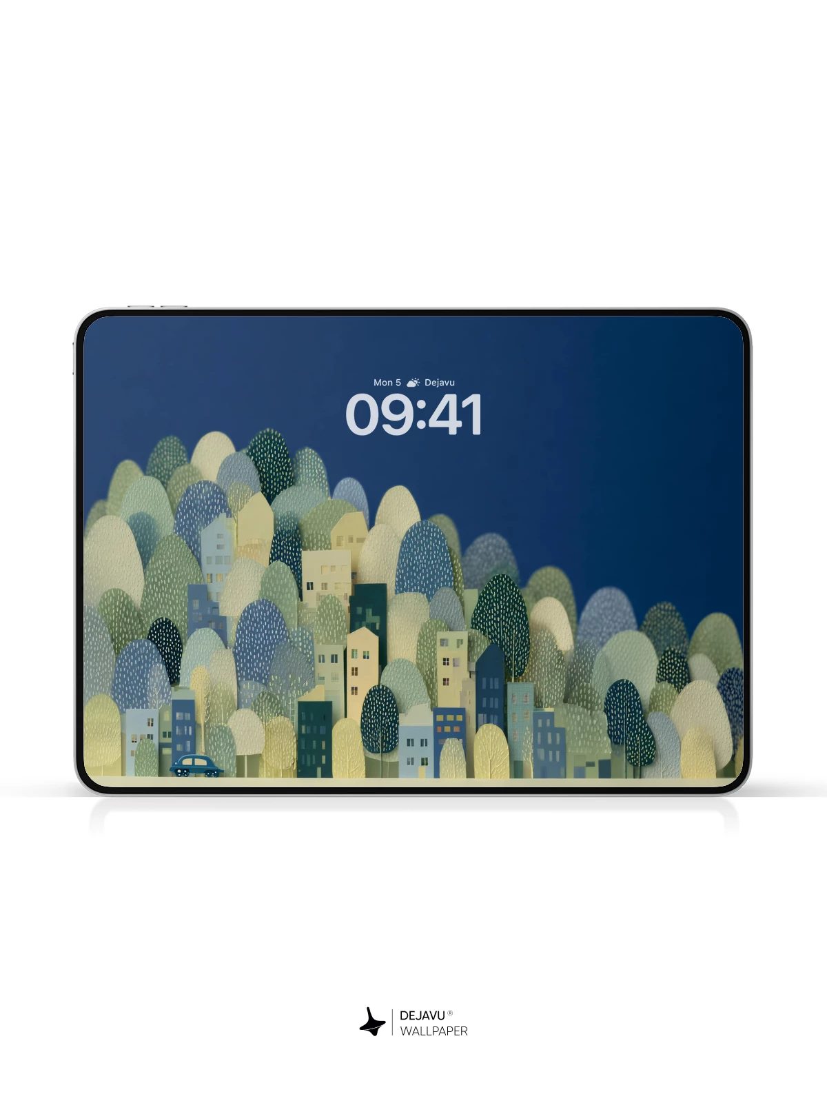 Whimsical Paper City Wallpaper 8K for iPhone and Android