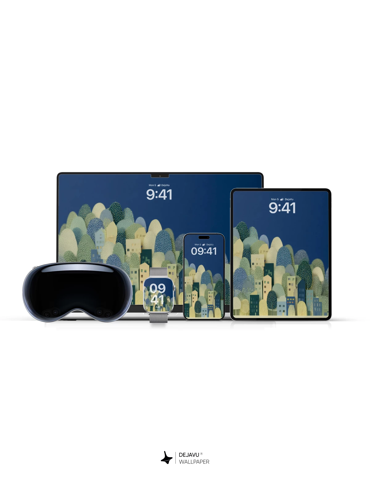 Whimsical Paper City Wallpaper 8K for iPhone and Android