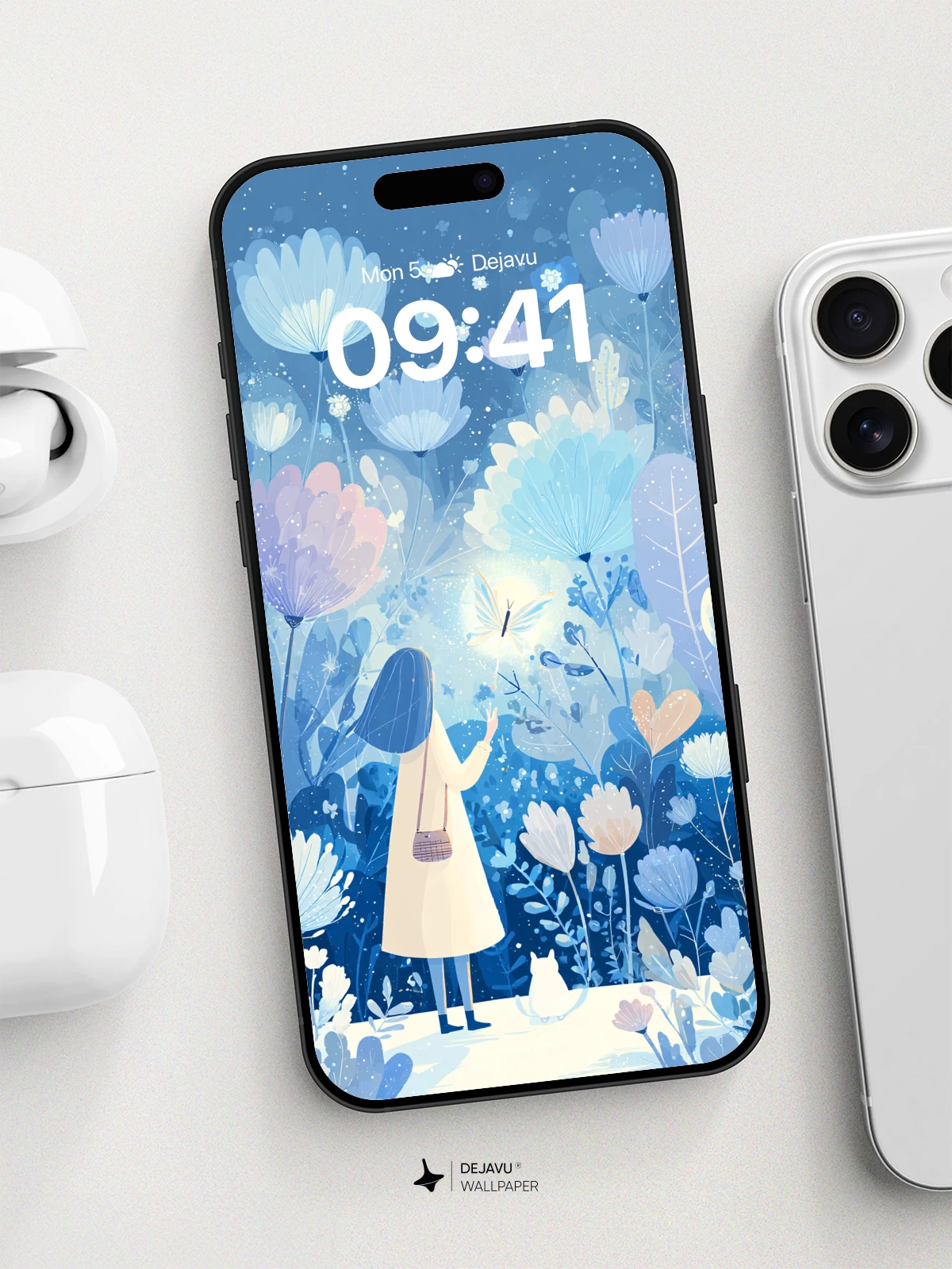 Enchanted Garden Wallpaper 8K for iPhone and Android