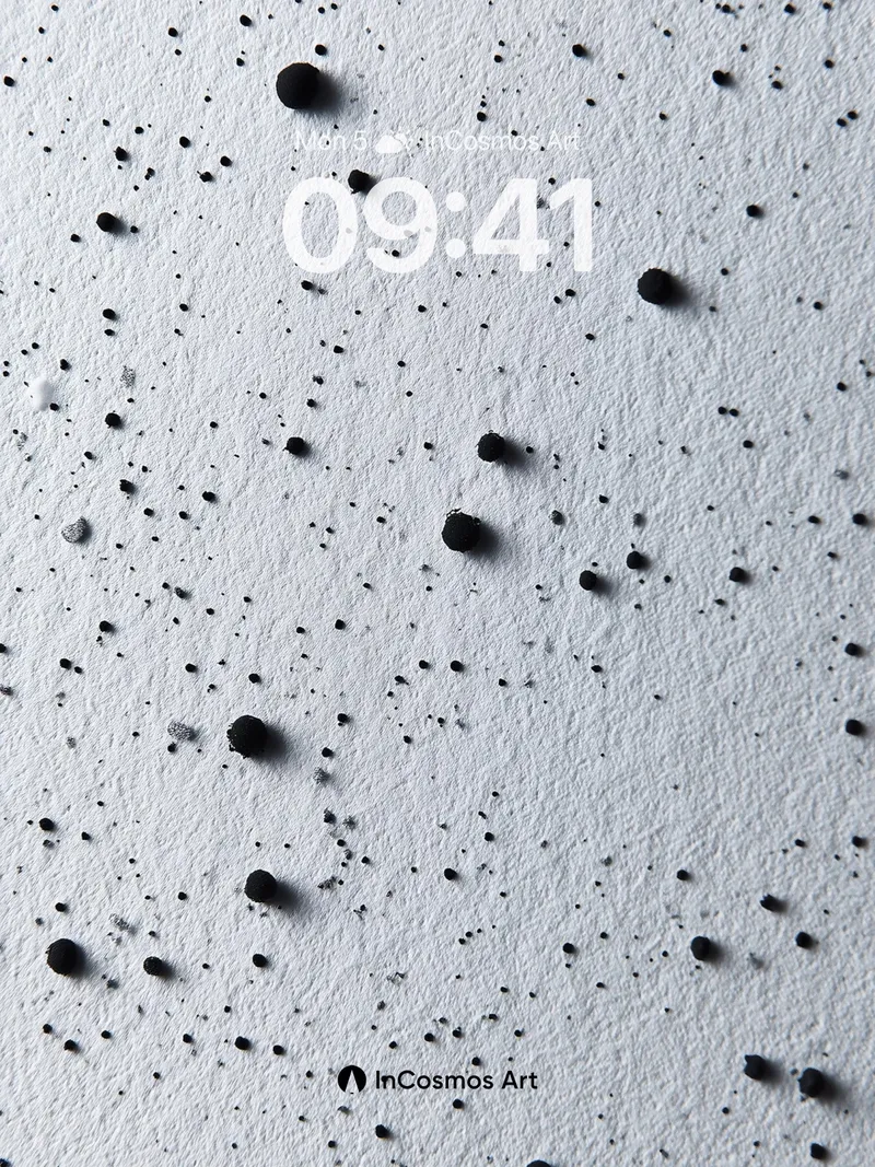 Stellar Speckle Wallpaper with Cosmic Depth