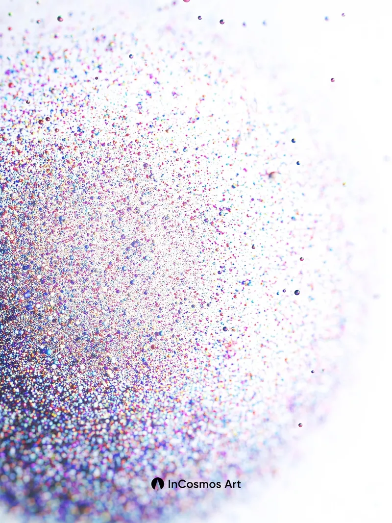 Luminous Dust Wallpaper with Cosmic Hush