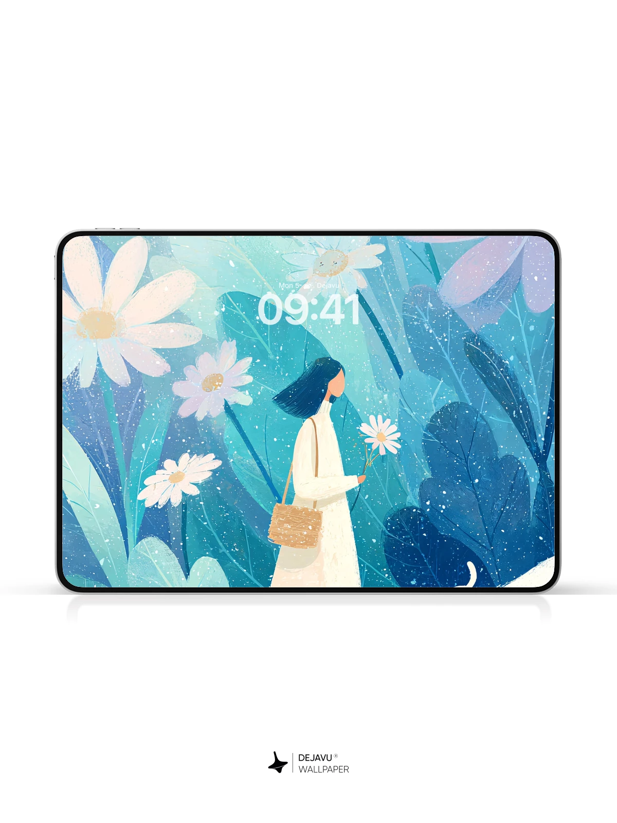 Enchanted Daisy Garden Wallpaper 8K for iPhone and Android