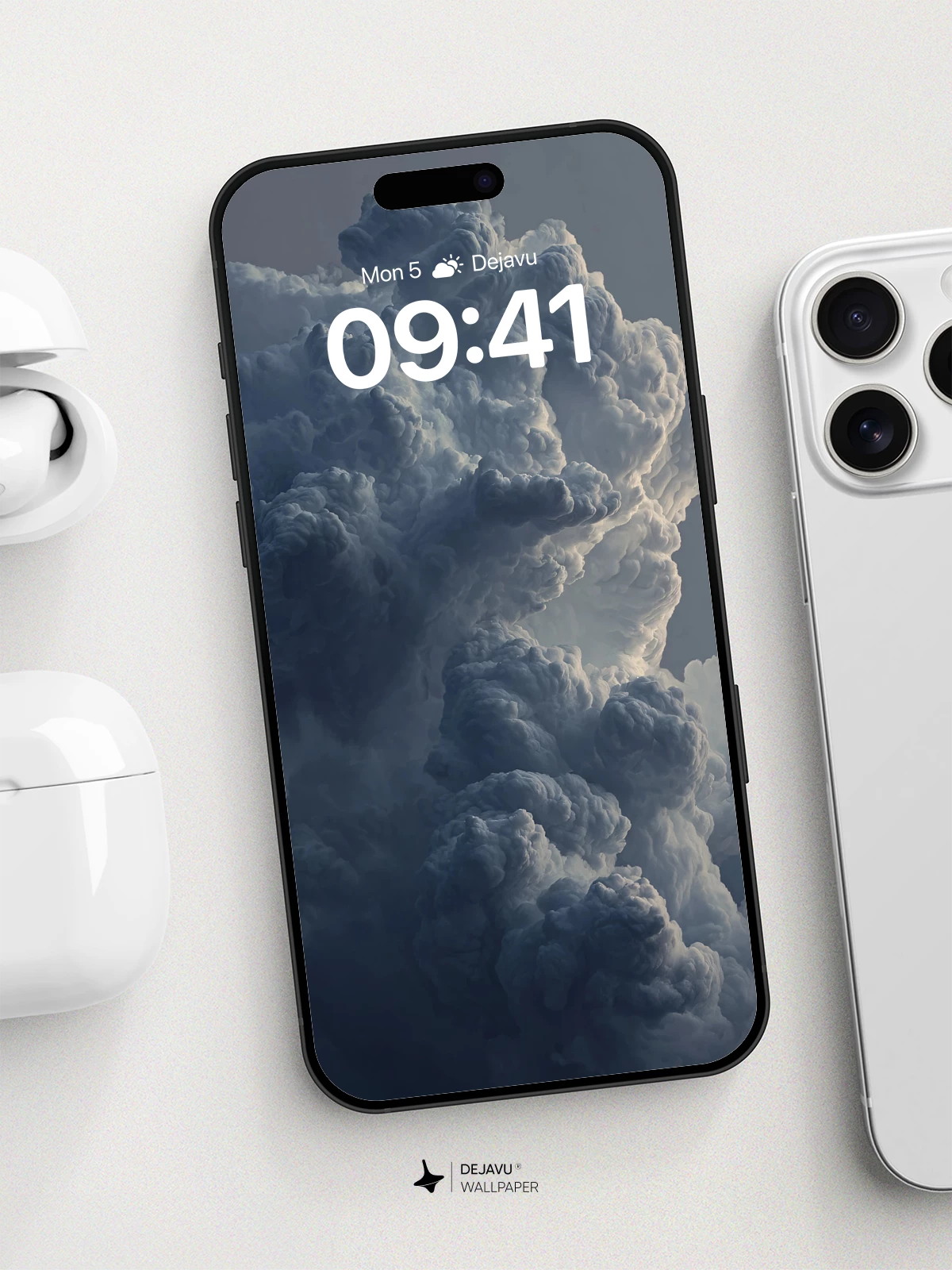 Majestic Cumulonimbus Clouds Wallpaper 8K for iPhone and Android