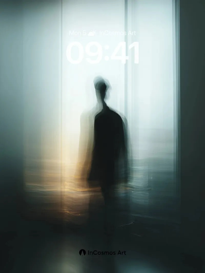 Silhouetted Hush Wallpaper with Ethereal Light