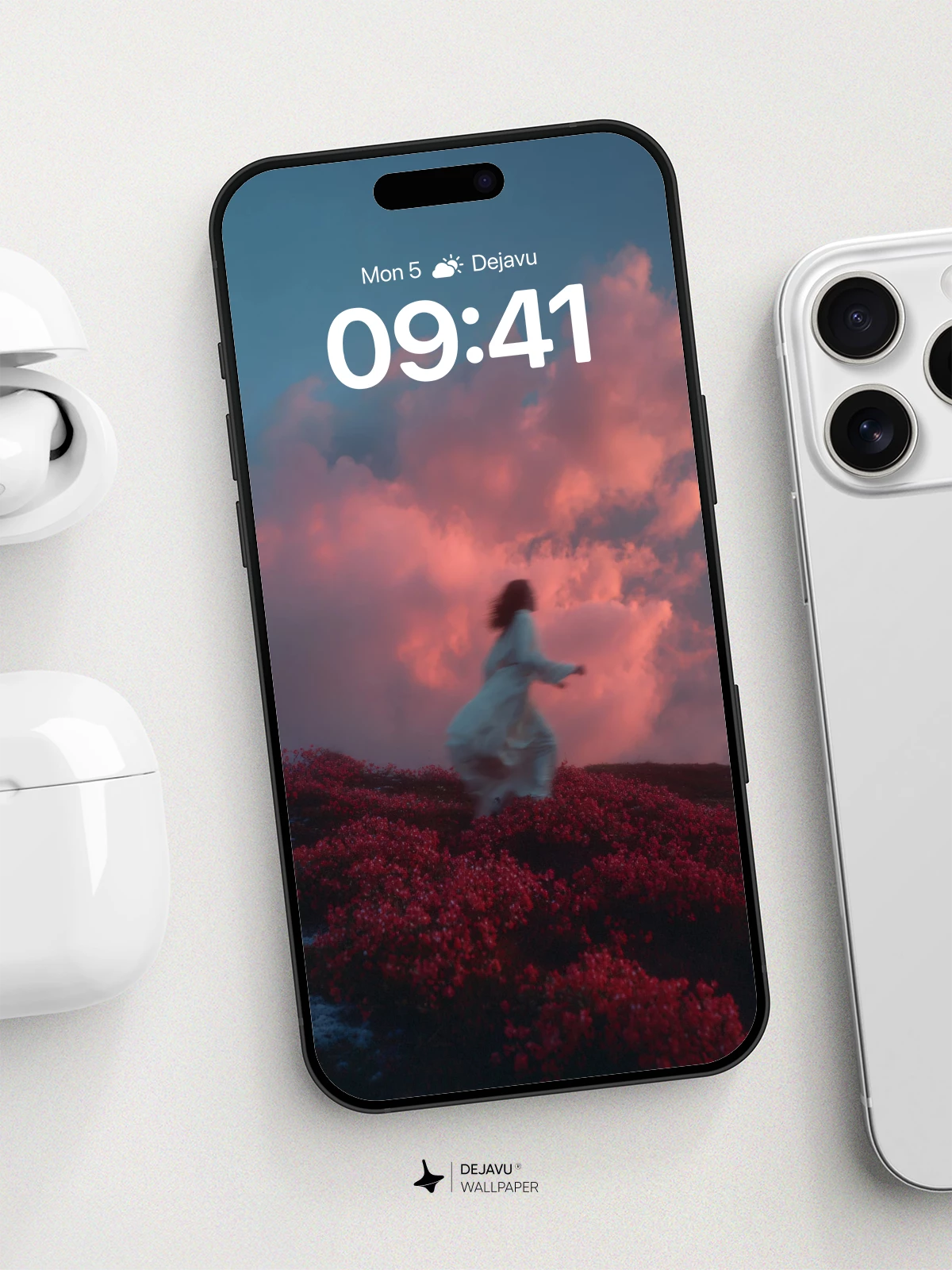 Dreamlike Sunset Run Wallpaper 8K for iPhone and Android