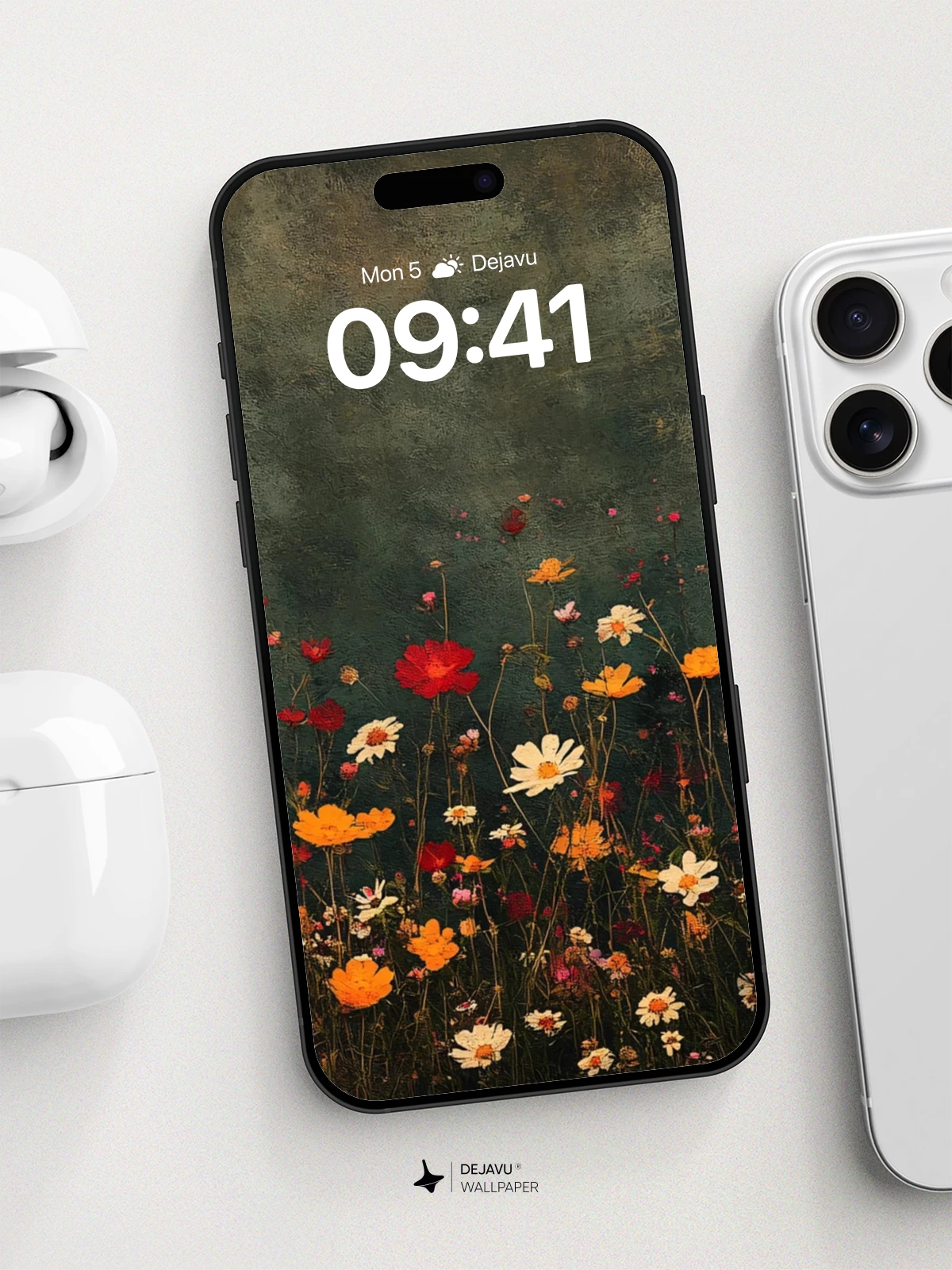Wildflower Meadow Wallpaper 8K for iPhone and Android