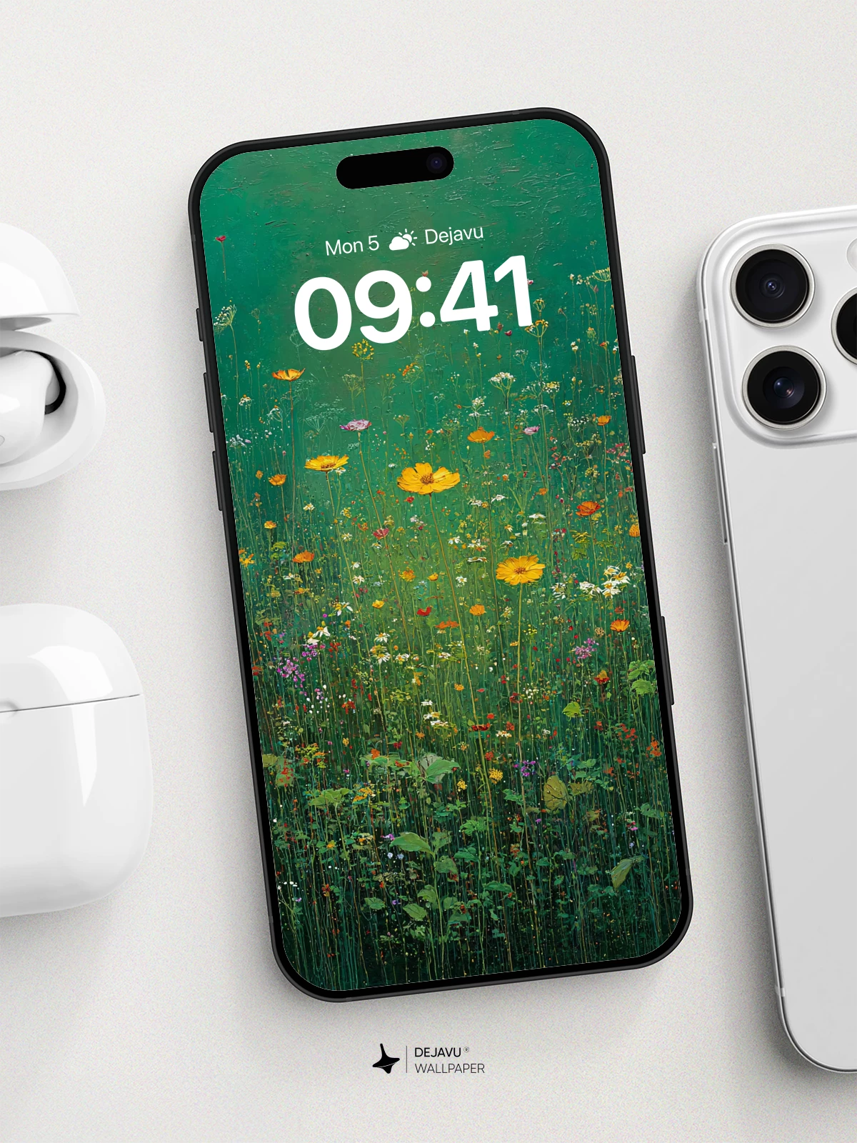 Wildflower Meadow Wallpaper 8K for iPhone and Android