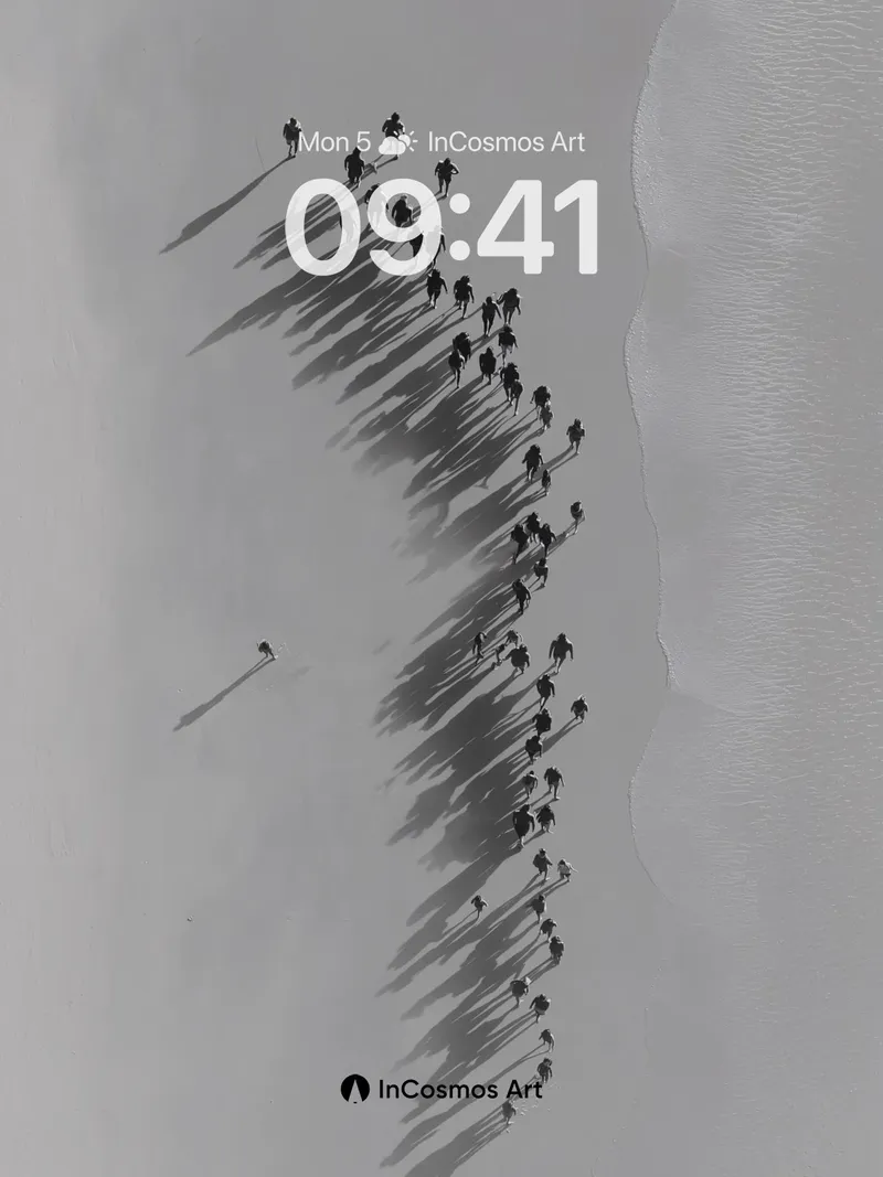 Shadow March Wallpaper with Silent Steps