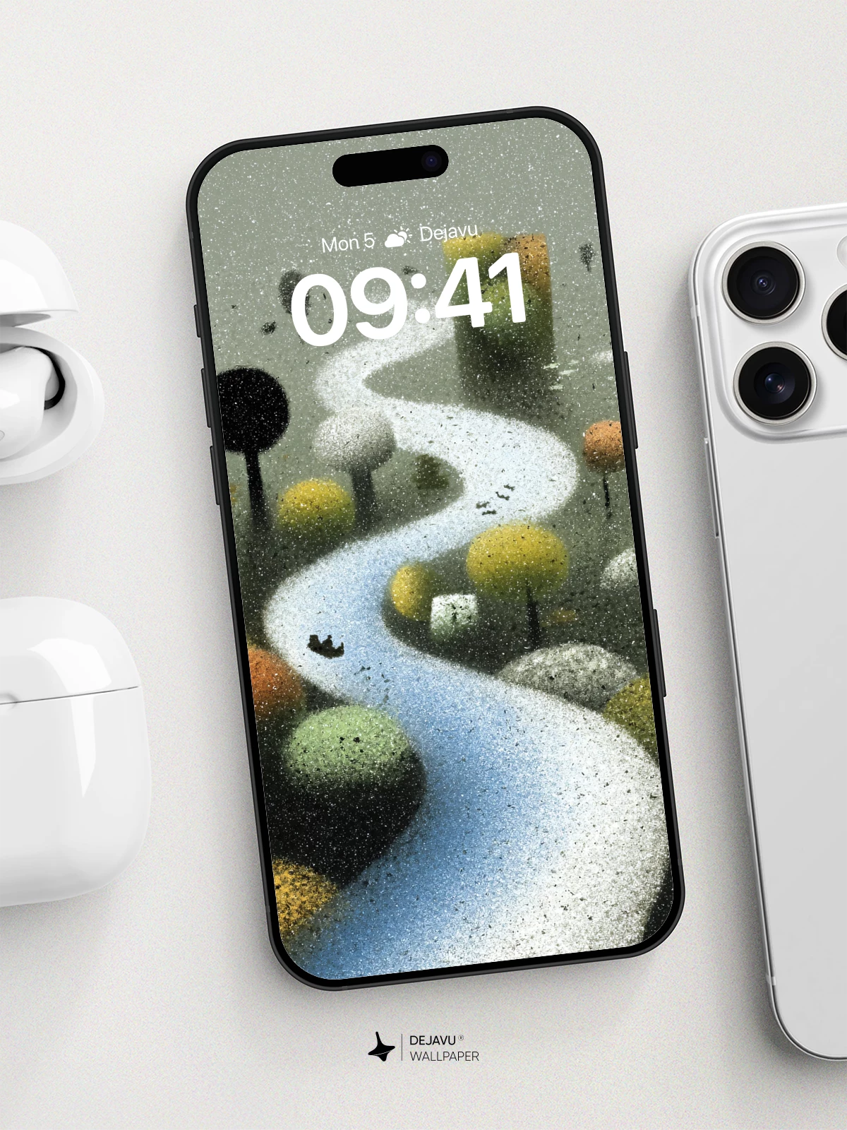 Surreal Mushroom Forest Wallpaper 8K for iPhone and Android