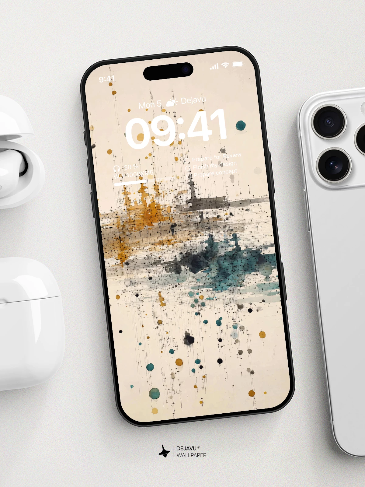 Abstract Splash Wallpaper 8K Mobile