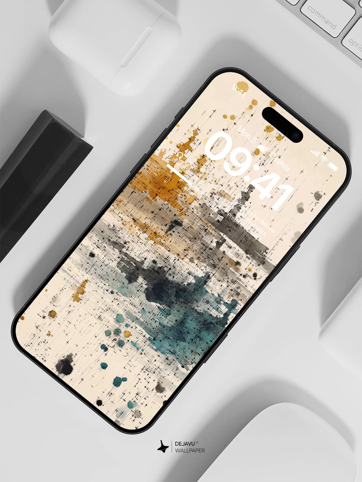 Abstract Splash Wallpaper 8K Mobile