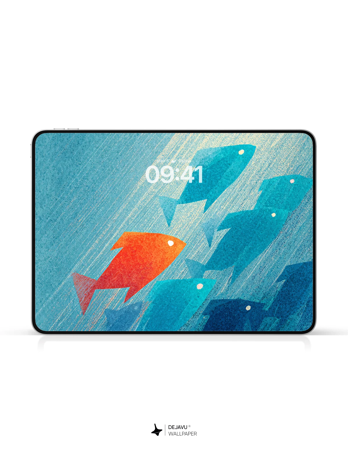 Abstract Fish School Wallpaper 8K for iPhone and Android