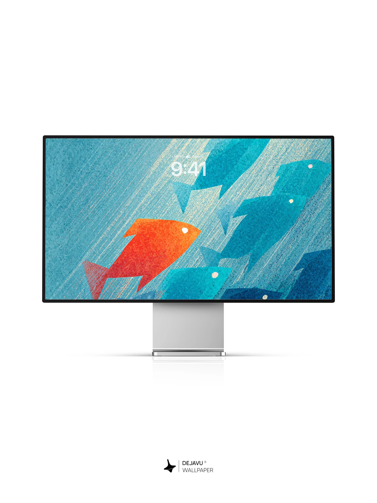 Abstract Fish School Wallpaper 8K for iPhone and Android