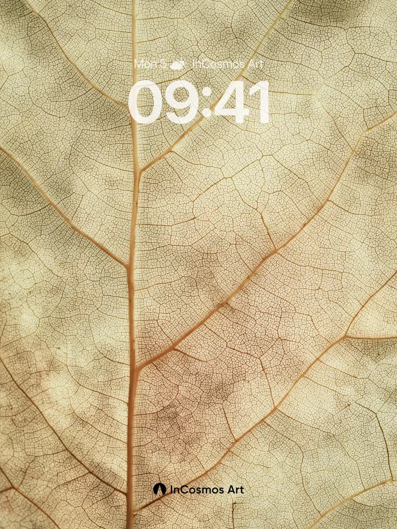 Silken Vein Wallpaper with Fossilized Light