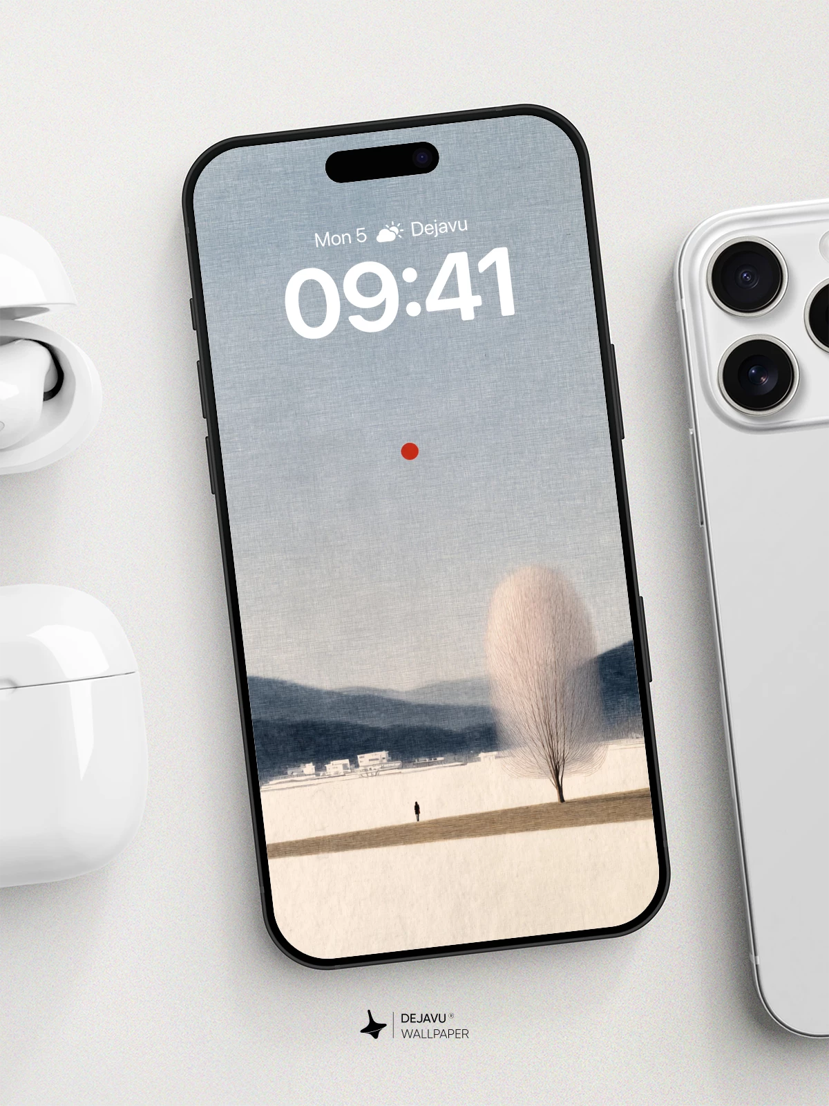Winter Solitude 8K Wallpaper for iPhone and Android
