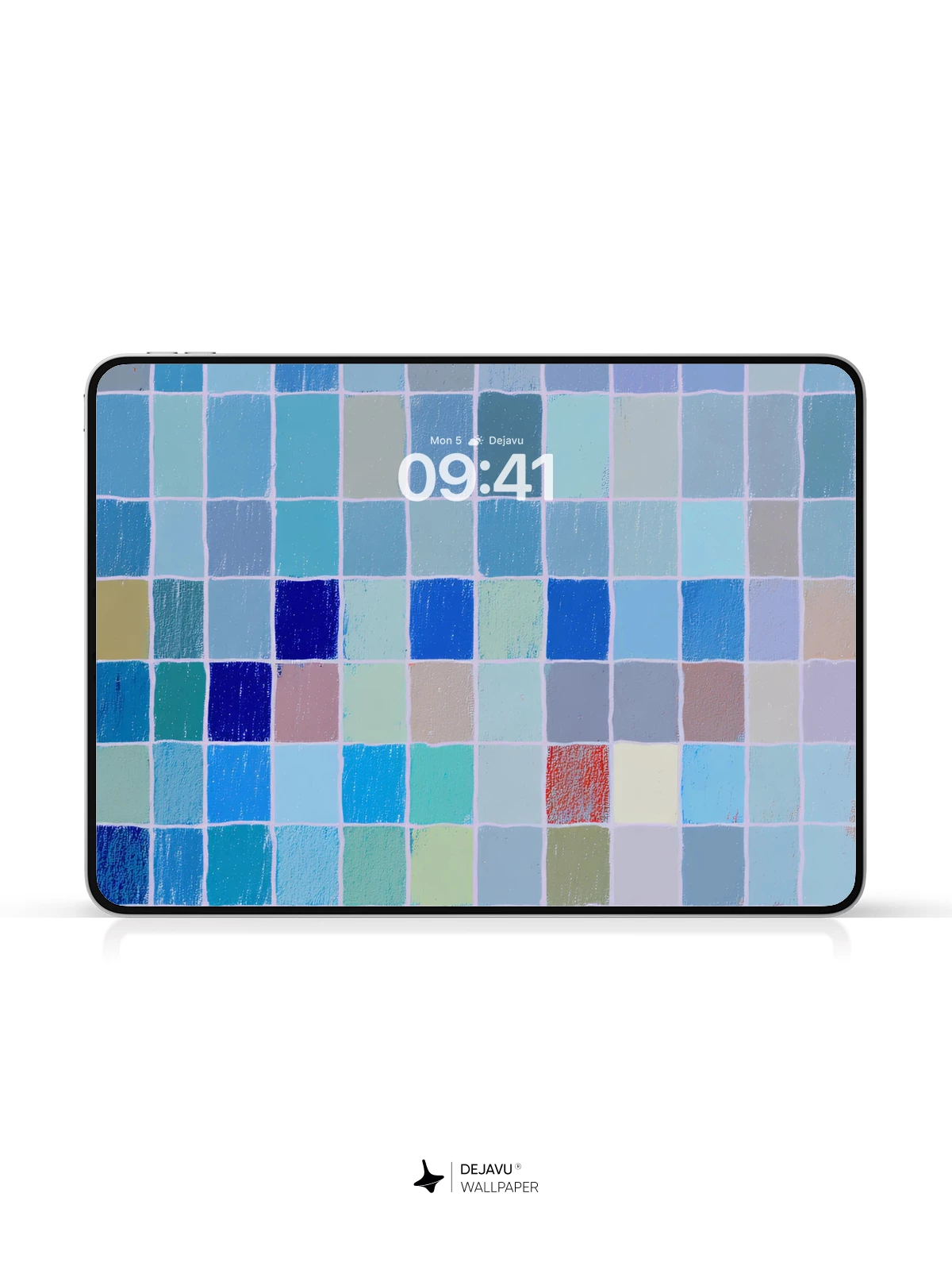 Soft Grid Mosaic Wallpaper 8K