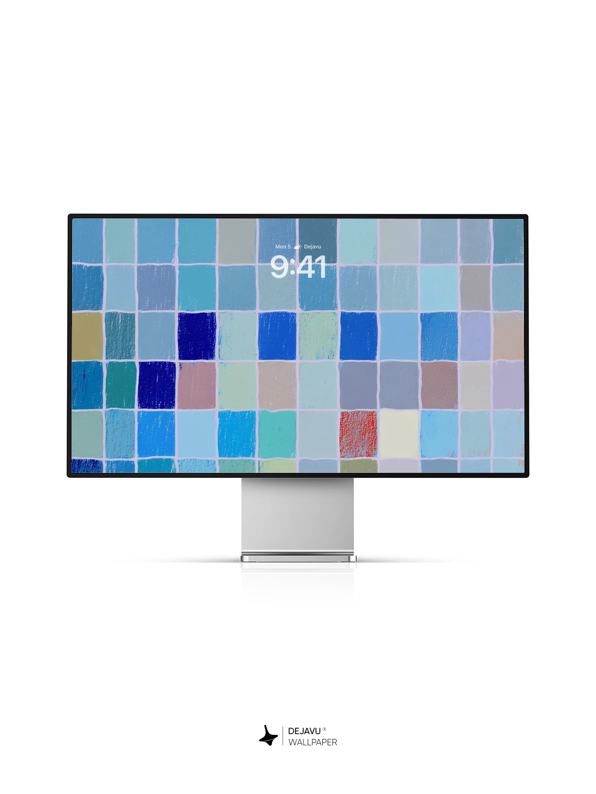 Soft Grid Mosaic Wallpaper 8K