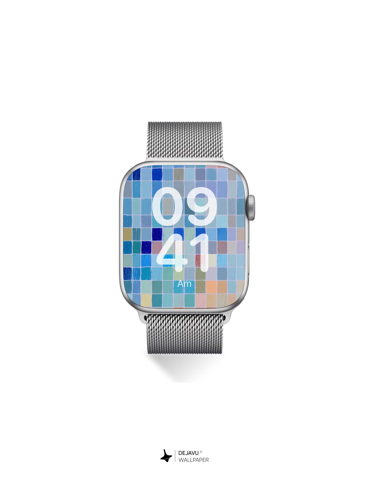 Soft Grid Mosaic Wallpaper 8K