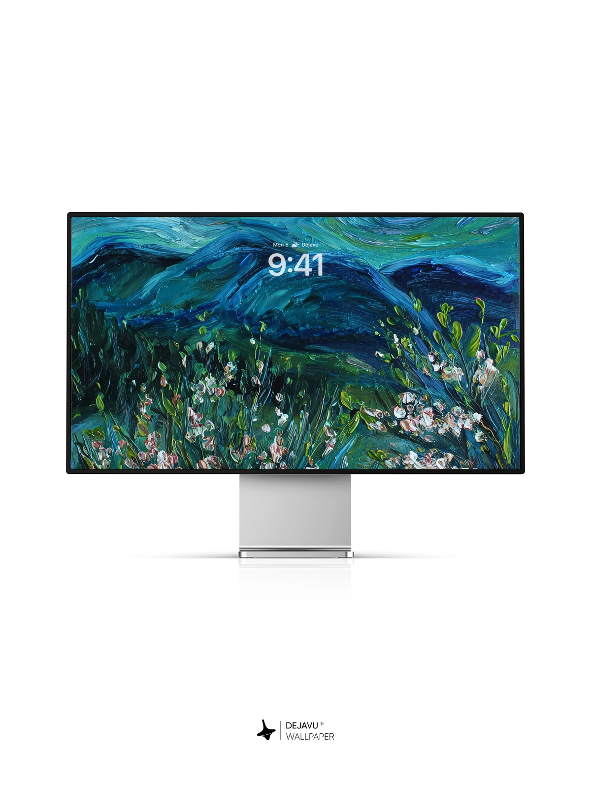 Van Gogh Starry Night Style Blossom Tree Wallpaper 8K