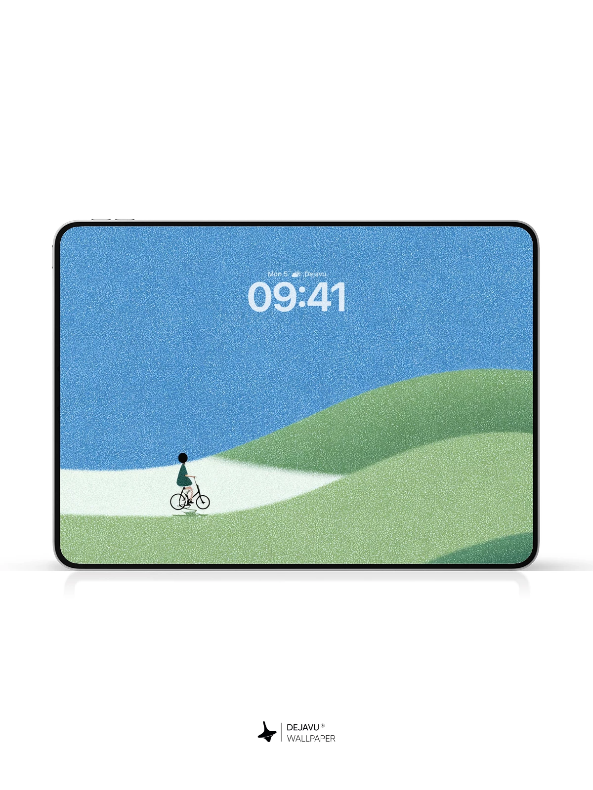 Minimalist Hill Ride Wallpaper 8K for iPhone and Android