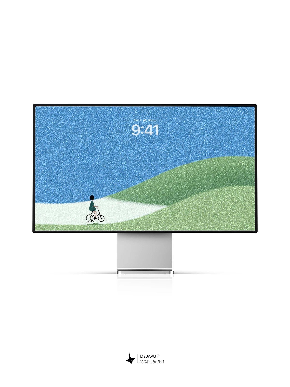 Minimalist Hill Ride Wallpaper 8K for iPhone and Android