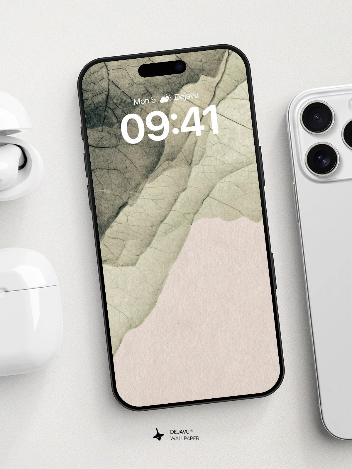 Abstract Leaf Vein Wallpaper 8K for iPhone and Android