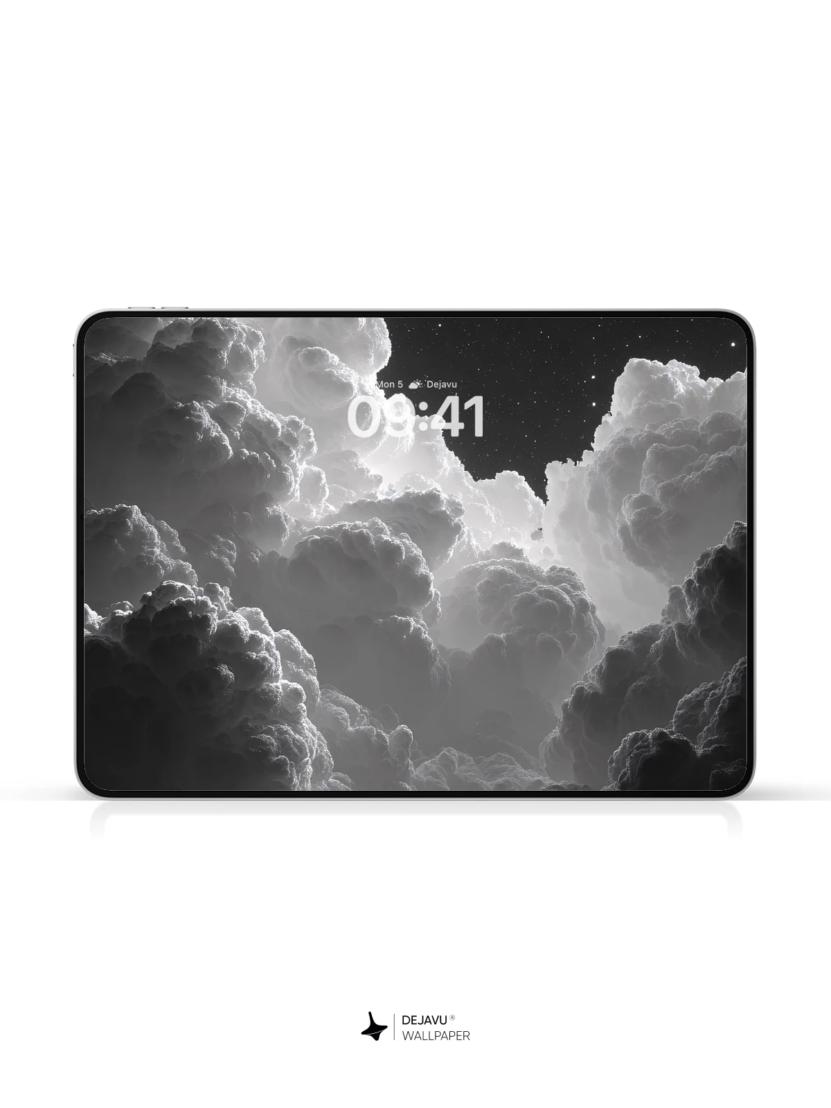 Monochrome Storm Clouds Wallpaper 8K