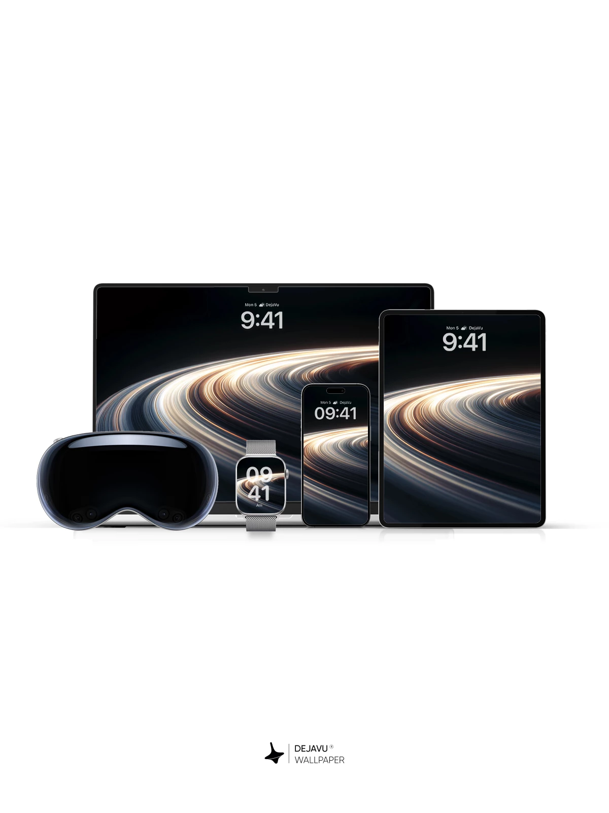 Saturn Rings Light Trails 8K Wallpaper for Phone and Desktop - Dejavu ...